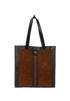 Large Vertical Tote, &pound;750, Handbags, Brown, Suede, Back view